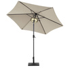 Lampa Ogrodowa Zewnętrzna LED Pod Parasol 4000K USB-C Akumulatorowa