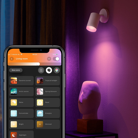 Philips HUE White and Color Ambiance Lampa Fugato 1x4,2W Bluetooth Zigbee