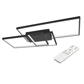 Lampa Sufitowa Żyrandol LED 90W CCT GALAXIS VELA Czarny + Pilot Sterujący