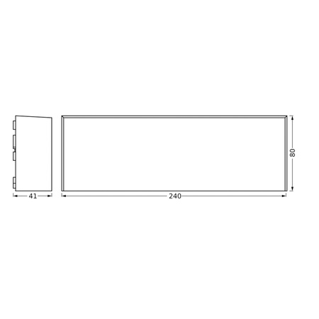 Kinkiet Ogrodowy Lampa Elewacyjna Zewnętrzna LED 6.5W 400lm 3000K Ciepła Szary IP65 Endura Osram