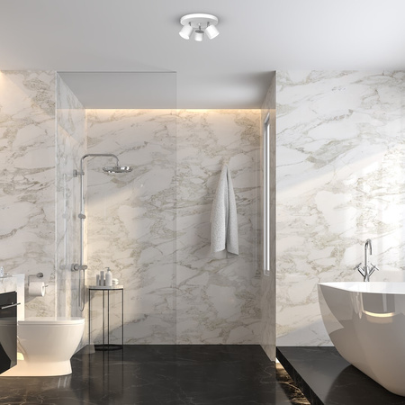 Lampa Sufitowa DIXIE Biała 3xGX53 Ruchoma Milagro