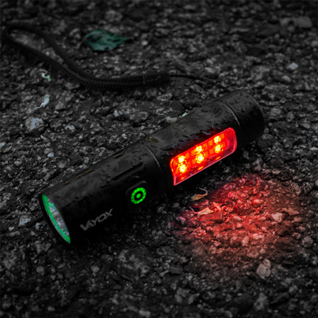 Latarka Akumulatorowa LED Klasyczna 5W 250lm Lampka Ręczna Mocna LED + SMD VA0184 VAYOX