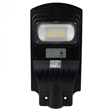 Lampa Solarna Uliczna LED 30W 650lm 4000K Neutralna IP65 z Czujnikiem Ruchu i Zmierzchu ECONOMY Ecolight