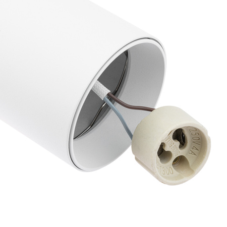 Zestaw Szyna Oświetleniowa Szynoprzewód 1m + 2x Reflektor Szynowy SAGI GU10 Biały LUMILED