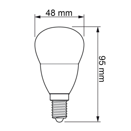Żarówka LED E14 7W = 60W 806lm 6500K zimna KULKA PHILIPS