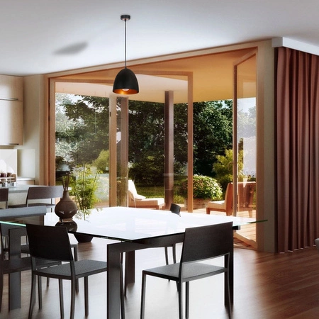 Lampa wisząca VEGAS 1xE27 Klasyczny Design Czarna Miedziana MLP5587 Milagro Metal