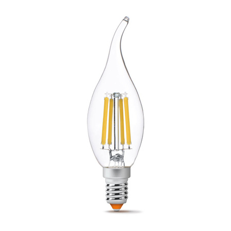 Żarówka LED E14 C35 Świeczka 6W = 60W 806lm 4000K Neutralna 360° FILAMENT Videx