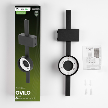 Lampa Sufitowa OVILO Oprawa Halogenowa LED GX53 Spot Kinkiet Reflektor Ścienna LUMILED