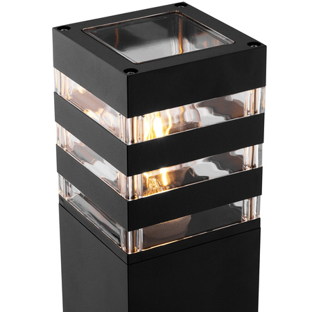 Lampa Ogrodowa Słupek Zewnętrzny Stojący E27 LED TAXUS 2 80cm LUMILED