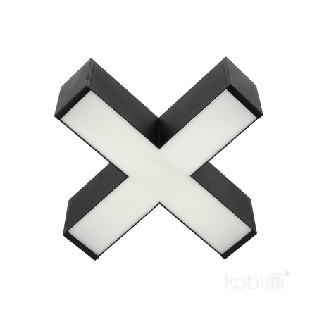 Łącznik X do LED Koline K2 15W 1500lm CCT Czarny Kobi