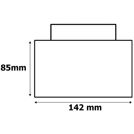 Oprawa Natynkowa HALOGENOWA Ruchoma SPOT GU10 Kwadrat Biała AURI LUMILED