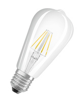 Żarówka LED ST64 E27 5.8W = 60W 806lm 2700K Ciepła Biała FILAMENT ŚCIEMNIALNA LEDVANCE