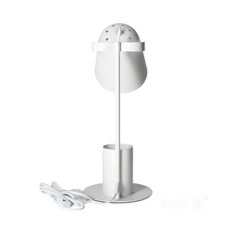 Lampka Biurkowa Oprawa Stołowa Regulowana E27 Biała Rolig Kobi