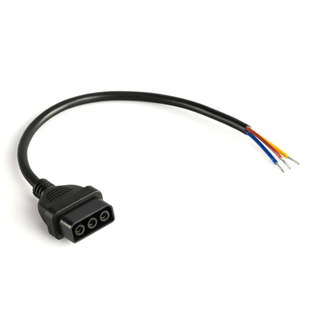 Wtyczka Zasilająca 30cm 230V Czarna VL-BNL02-F01B VIDEX