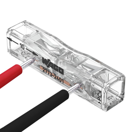 Złączka Instalacyjna Szybkozłączka 2773-2401 Przelotowa na Drut 2x4mm WAGO