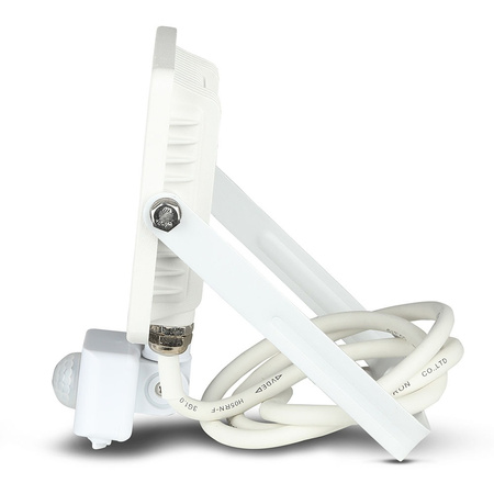 Naświetlacz LED 30W 2400lm 3000K IP65 Czarny z czujnikiem ruchu i funkcją CUT-OFF Samsung Chip VT-30-S-B V-TAC