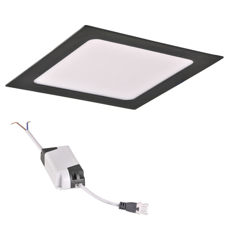 Oprawa Podtynkowa LED 10W 1200lm 4000K Neutralna 120° Czarna RIGEL Sanico Goldlux