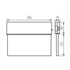 Lampa Znak Awaryjny LED 0.9W = 3W 5000K Zimny Natynkowa Biała ONTEC Kanlux