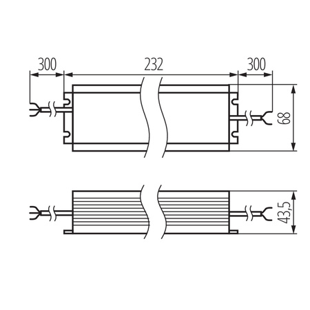 Zasilacz Elektroniczny Stałonapięciowy do Oświetlenia LED 200W 24V DC 8.333A KANLUX