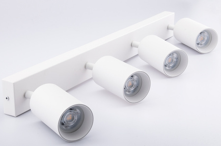 Lampa sufitowa QUALIS SPOT Reflektor Oprawa Halogenowa 4xGU10 Biała