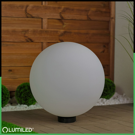 Lampa Oprawa Ogrodowa Zewnętrzna KULA LED 40CM E27 IP65 LUMIKULA2 LUMILED