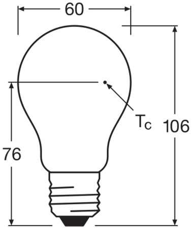 Żarówka LED A60 E27 7W = 60W 806lm 4000K Neutralna 300° Ściemnialna Retrofit Filament CLASSIC Osram