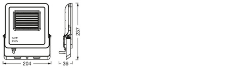 Inteligentny Naświetlacz LED Reflektor 50W 3000lm 3000K Ciepła RGBW Ściemnialny Czarny SMART+ WiFi Multicolor Ledvance