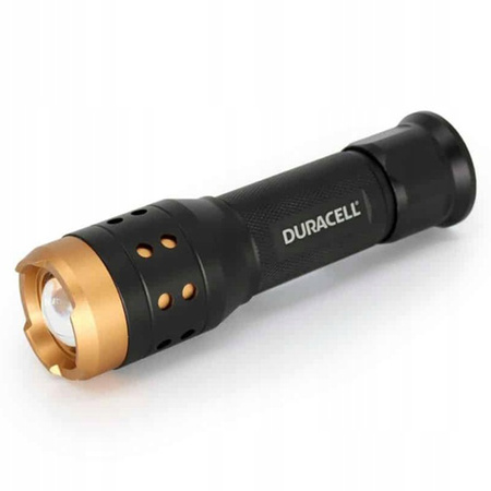 Latarka Aluminiowa LED Ręczna Mocna Taktyczna Bateryjna 3xAAA 550lm 3 Tryby DURACELL