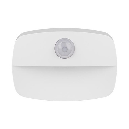 Lampa Nocna LED Bateryjna 0.6W 50lm 4000K Neutralna 90° z Czujnikiem Ruchu Biały Lima Masterled