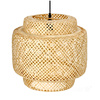 Lampa Wisząca Dekoracyjna Zwis Bambusowa E27 Boho Bonn Kobi