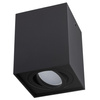 Oprawa Natynkowa HALOGENOWA Spot Tuba Ruchoma GU10 Kwadratowa Czarna 115mm AMAT-L LUMILED