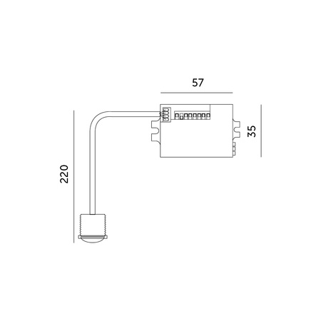 Czujnik Ruchu I Zmierzchu PIR LX42 360ST Z Zewnętrznym Sensorem KOBI