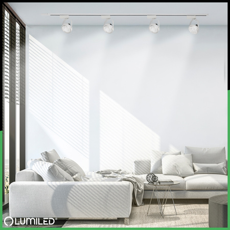 Reflektor Szynowy GU10 ES111 Biały VICTUS Lampa do Szynoprzewodów Jednofazowych Lumiled