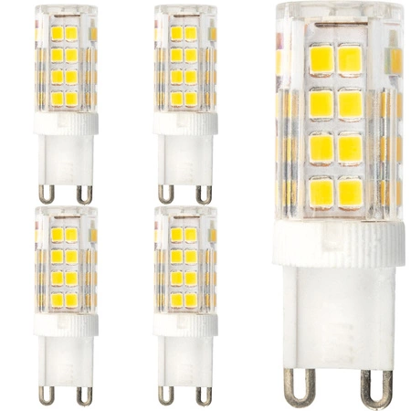 5x Żarówka LED G9 KAPSUŁKA 5W = 40W 460lm 3000K Ciepła 360° LUMILED