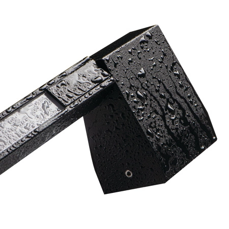 Lampa Elewacyjna Zewnętrzna Liniowa 60cm LED 8W 350lm 3000K Ciepła IP54 Natynkowa Czarna YALTE Kanlux