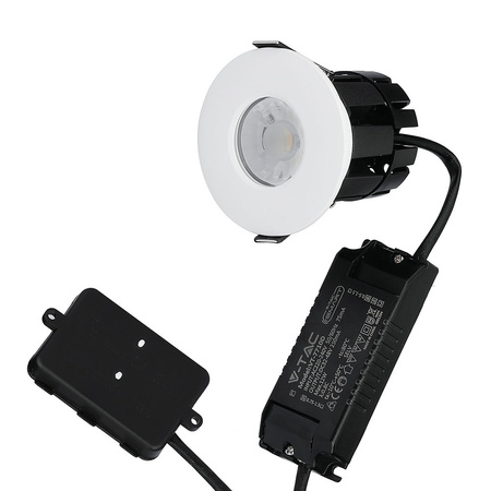 Oprawa LED 10W CCT SMART Oczko Ściemnialna Biała Bluetooth VT-7710D V-TAC