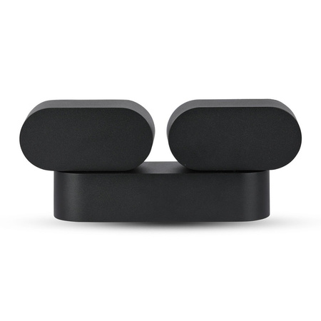 Kinkiet ścienny LED 12W 3000K IP65 Obrotowy 350° Podwójny Czarny VT-814 V-TAC