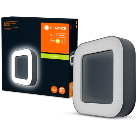 Kinkiet ścienny lampa elewacyjna oprawa zewnętrzna 13W 480lm 3000K Endura Style Kwadrat LEDVANCE