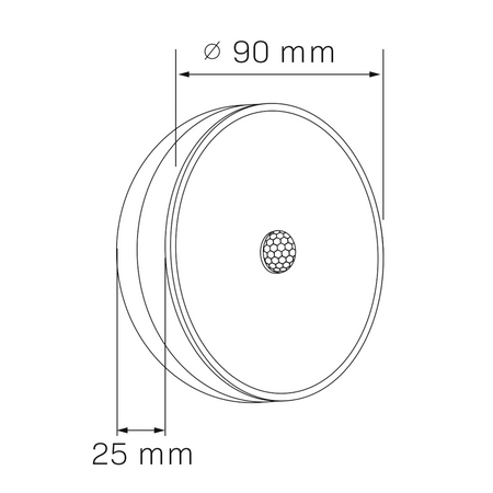 Lampka Podszafkowa Bateryjna 1.2W 40lm 4500K Neutralna 120° Srebrna Sanico Goldlux