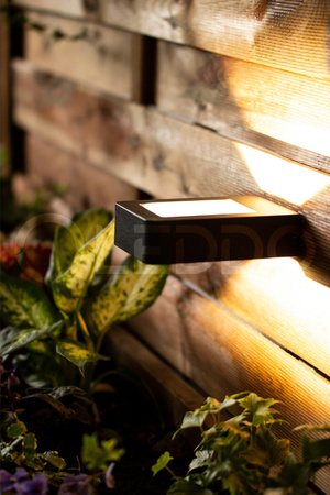 Lampa ogrodowa oprawa ELEWACYJNA KINKIET LED 6W Malta czarna