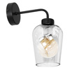 Lampa Ścienna Kinkiet SANTIAGO CLEAR 1xE27 Milagro