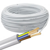 Przewód Kabel OMY 300/300V 3x1,5mm Biały 1m ELEKTROKABEL