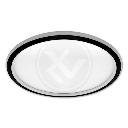 Lampa sufitowa PLAFON LED żyrandol 66W 3000K-6500K czarny + pilot