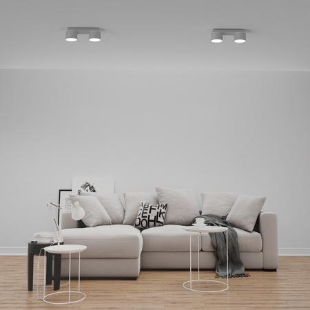 Lampa Sufitowa DIXIE Biała 2xGX53 Milagro