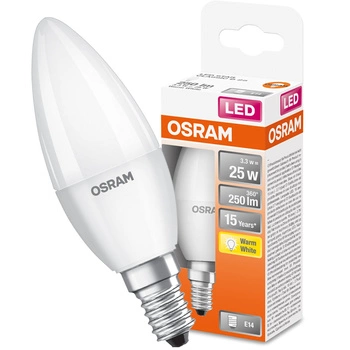 Żarówka LED B37 Świeczka E14 3.3W = 25W 250lm 2700K Ciepła 180° STAR CLASSIC Osram