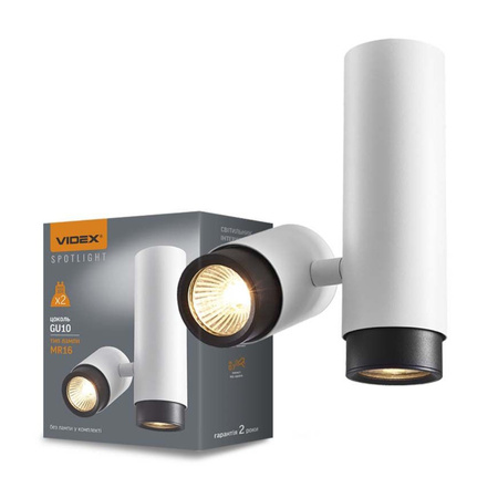 Oprawa Natynkowa HALOGENOWA SPOT Lampa Sufitowa 1x GU10 Biała ARIZA Videx