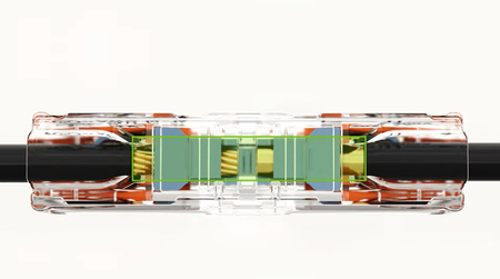 Złączka Instalacyjna Szybkozłączka Przelotowa WAGO 221-2411 na PRZEWÓD 2x0,2-4mm