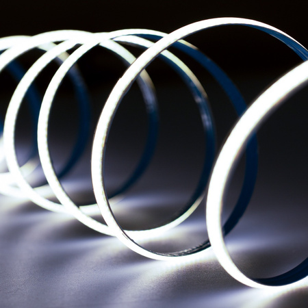 Taśma LED Pasek COB 12V 250W 9600LED 6500K Zimna 8mm 25m