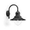 Kinkiet Ogrodowy Lampa Elewacyjna Zewnętrzna LATARNIA E27 IP44 Czarna Raindrop Philips