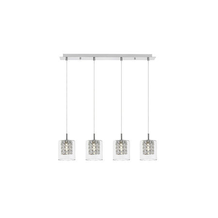 Lampa Wisząca Sufitowa G9 Chrom Nowoczesny Duchess Rabalux